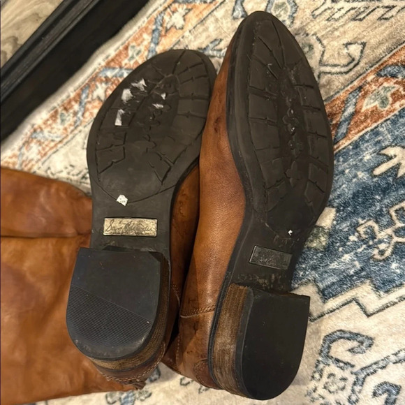 Sam Edelman Tan Leather Riding Boots size 5 - Picture 7 of 8